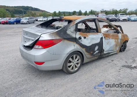 2014 Hyundai Accent Gls из США, поврежденный, VIN KMHCU4AE7EU761011